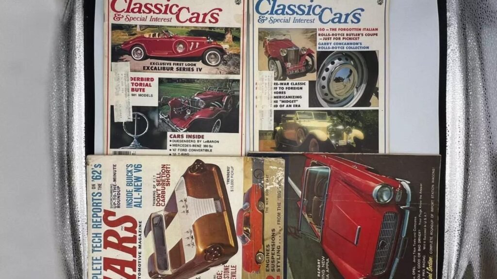 Vintage Car Magazines for Enthusiasts